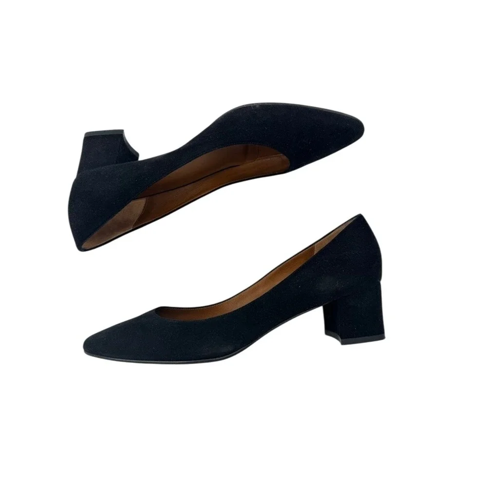 Aquatalia black suede